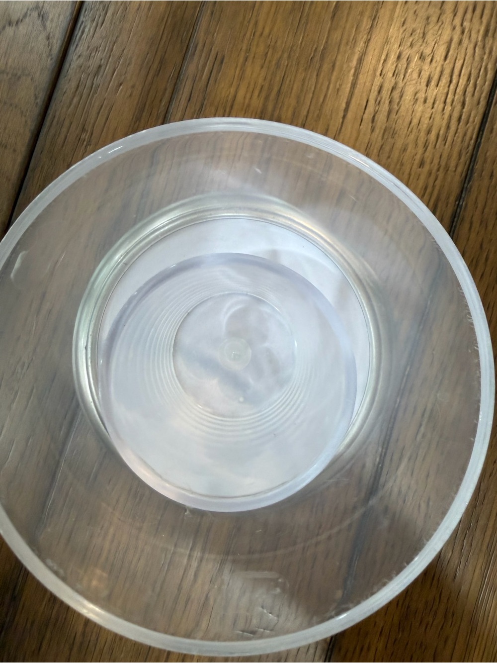 Brushed Silver clear Storage Canister with Lid - Picture 3 of 7